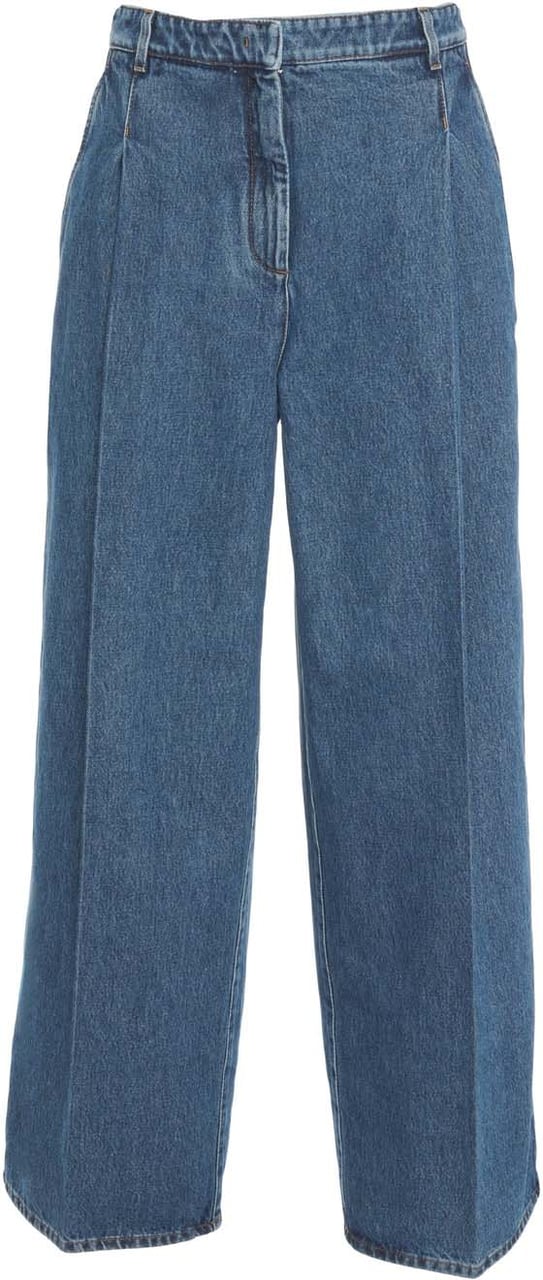 N 21 Loose fit jeans Blauw