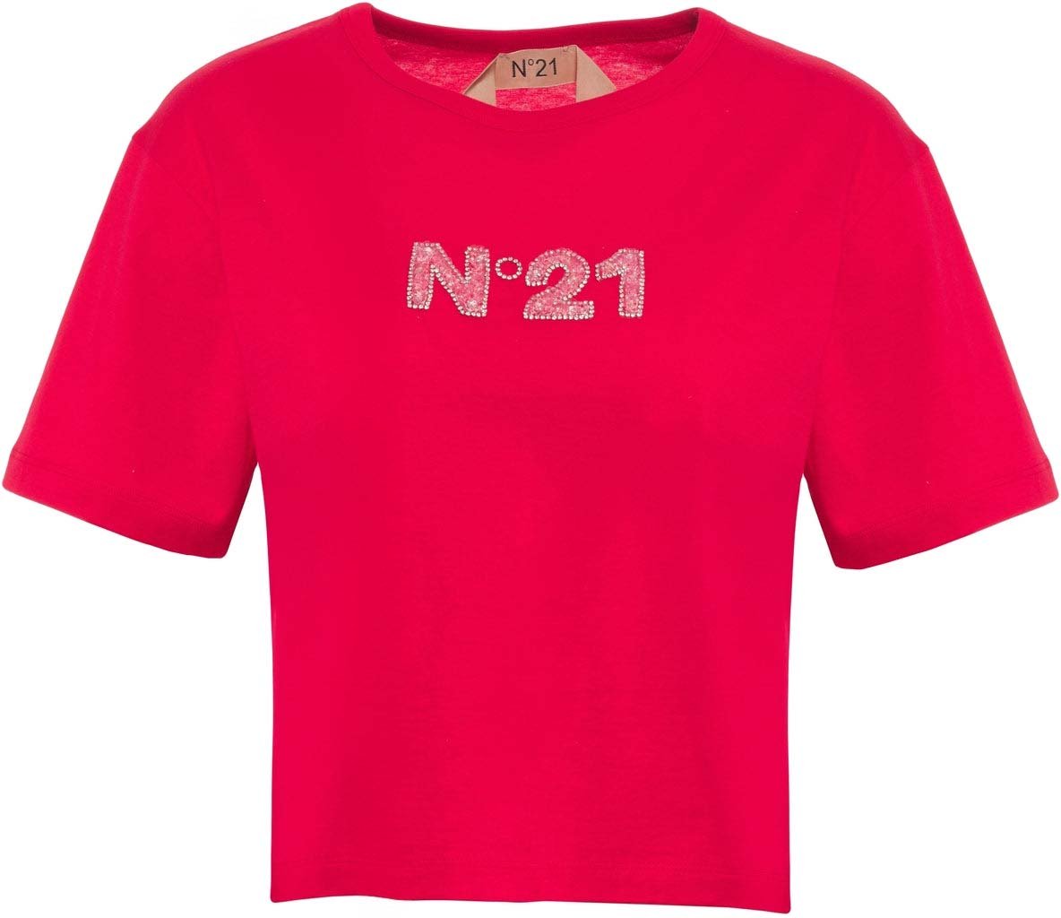 N 21 T-shirt with logo Rood