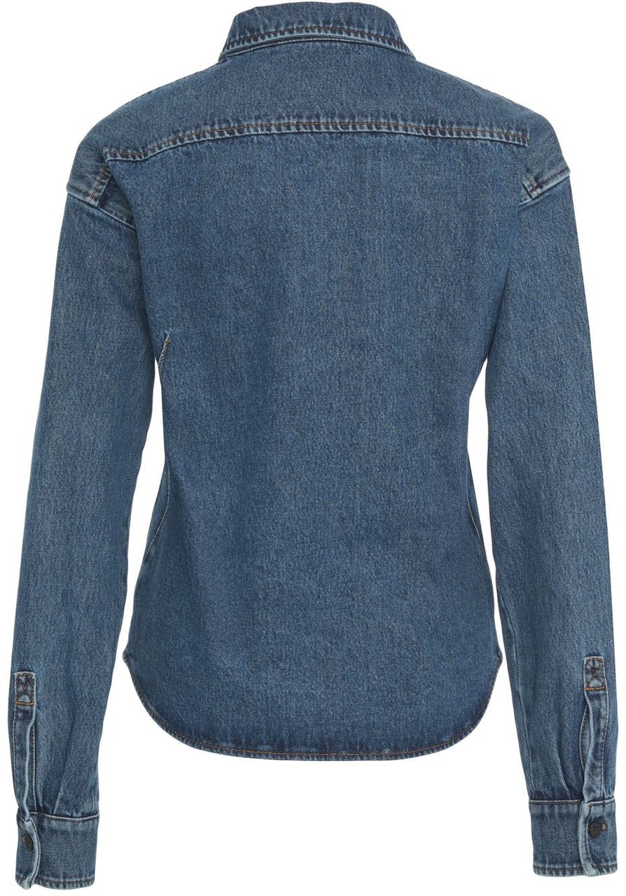 N 21 Denim blouse Blauw