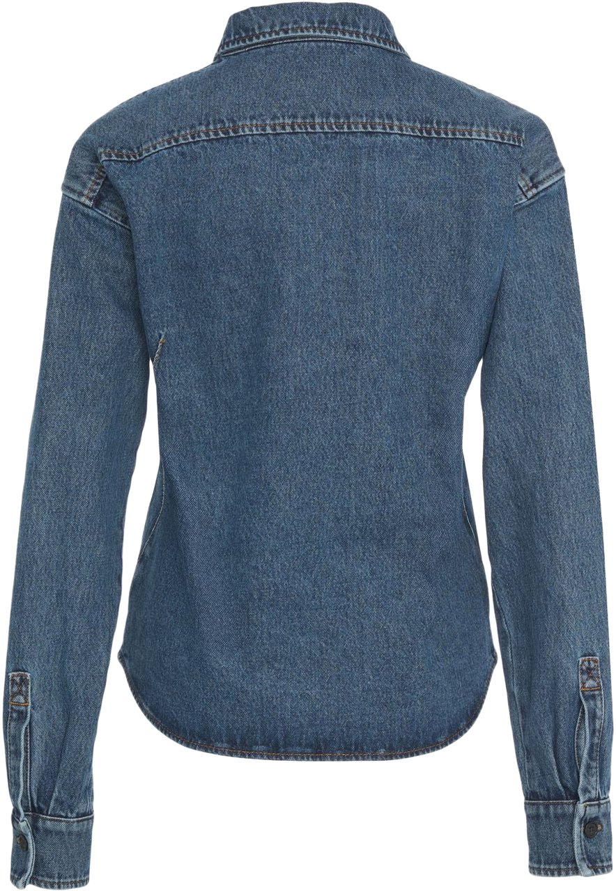 N 21 Denim blouse Blauw