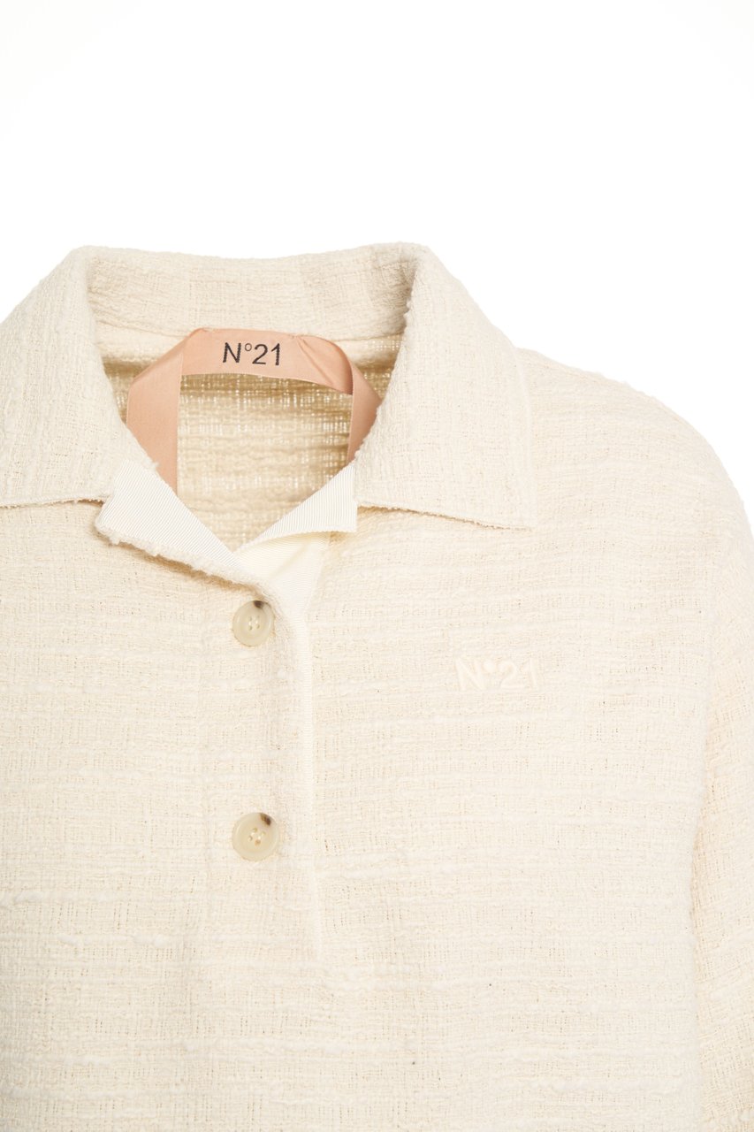 N 21 Oversize polo shirt Wit