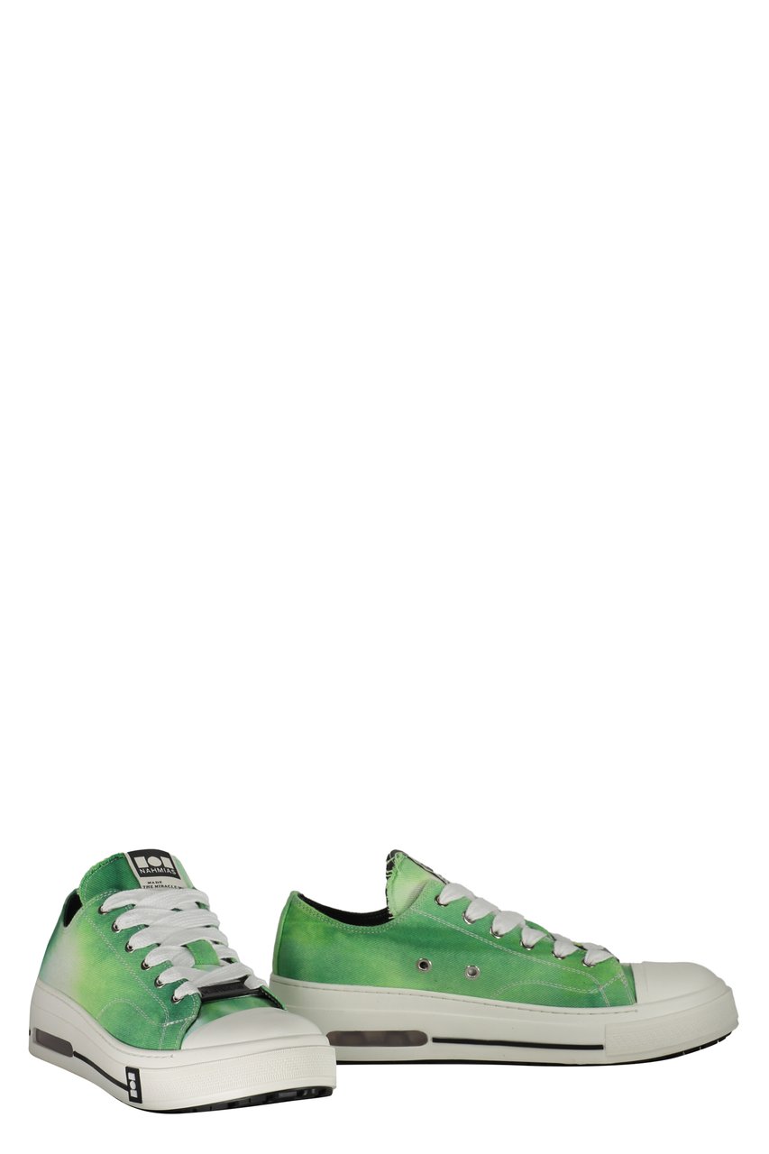 Nahmias Five-O canvas sneakers Groen