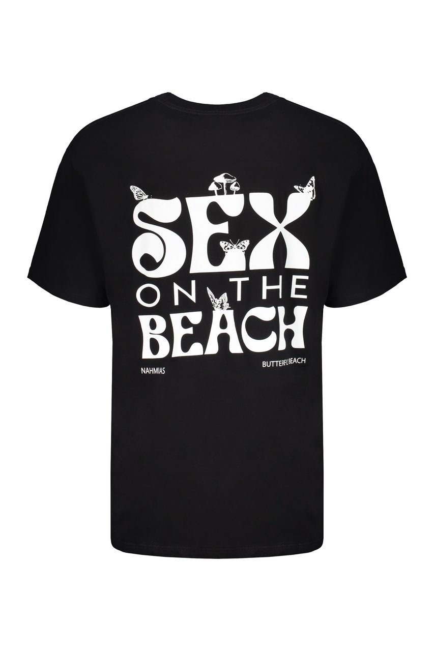 Nahmias Cotton T-shirt Zwart