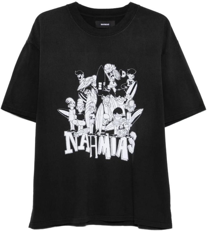 Nahmias T-Shirts And Polos Black Zwart