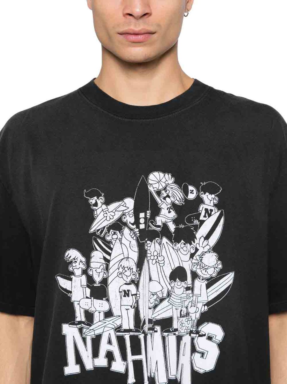 Nahmias T-Shirts And Polos Black Zwart
