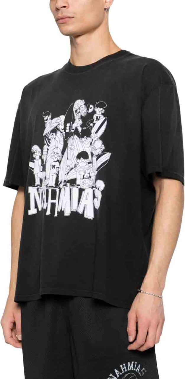 Nahmias T-Shirts And Polos Black Zwart