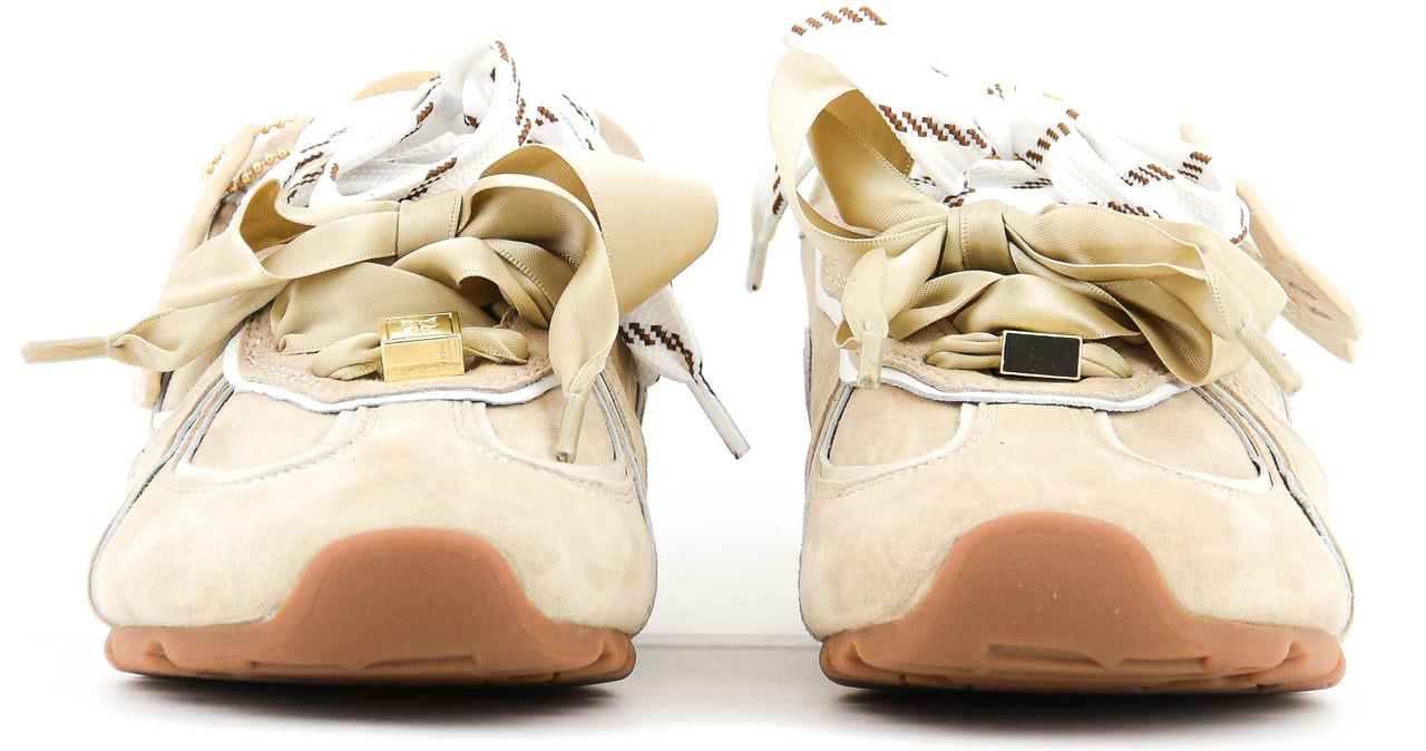 Naked Wolfe Adored Offwhite Suede Beige