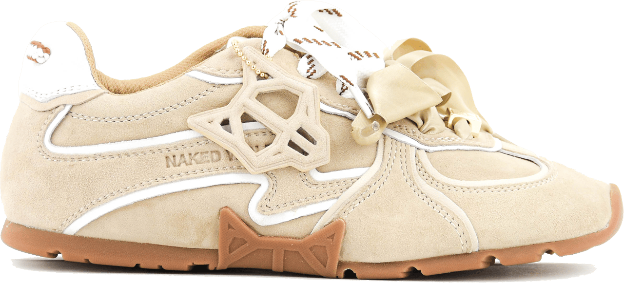 Naked Wolfe Adored Offwhite Suede Beige