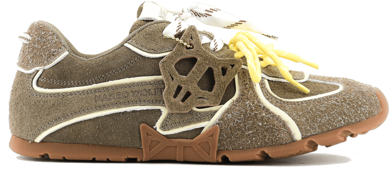 Naked Wolfe Ace Taupe Suede Beige