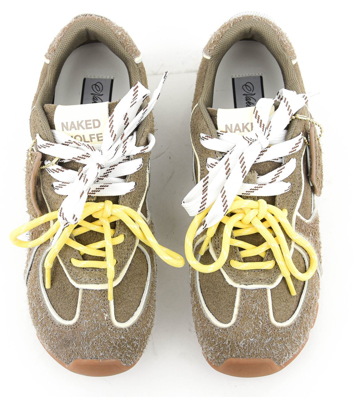 Naked Wolfe Ace Taupe Suede Beige