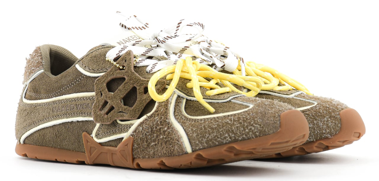 Naked Wolfe Ace Taupe Suede Beige