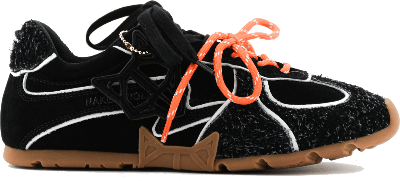 Naked Wolfe Ace Black Suede Zwart