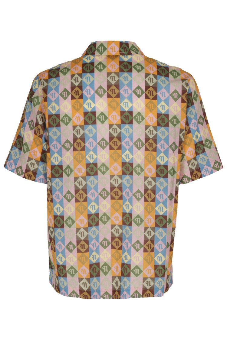 Nanushka Multicolored Printed Cotton Shirt Divers