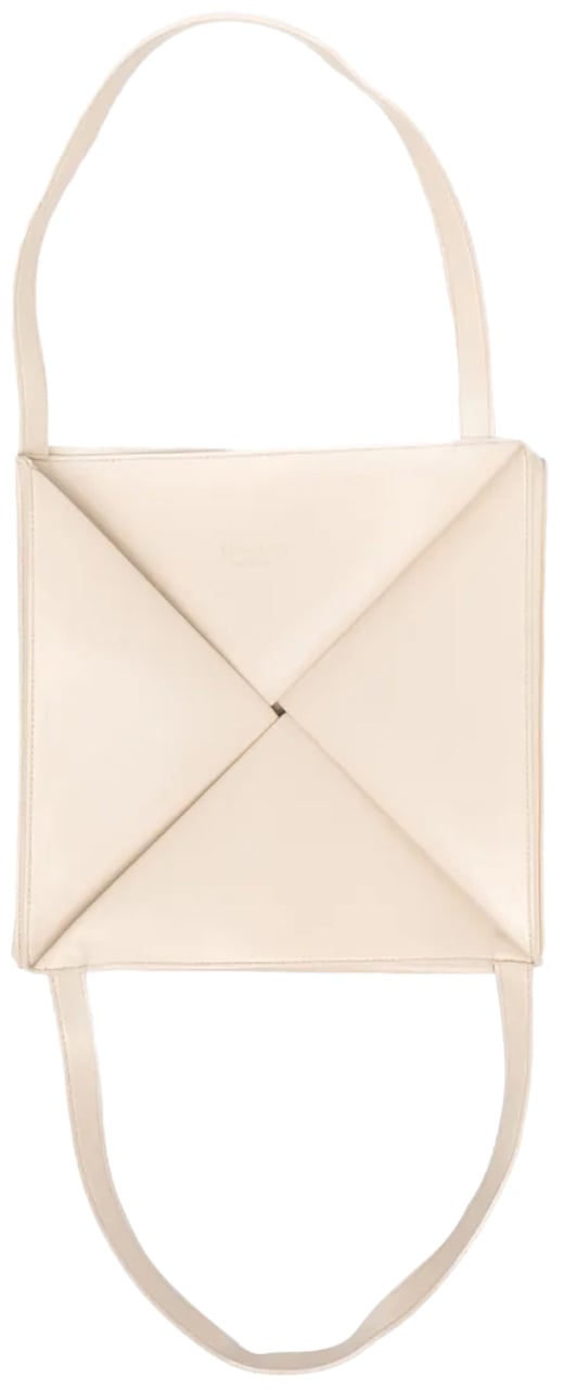 Nanushka The Origami Tote Bag Beige