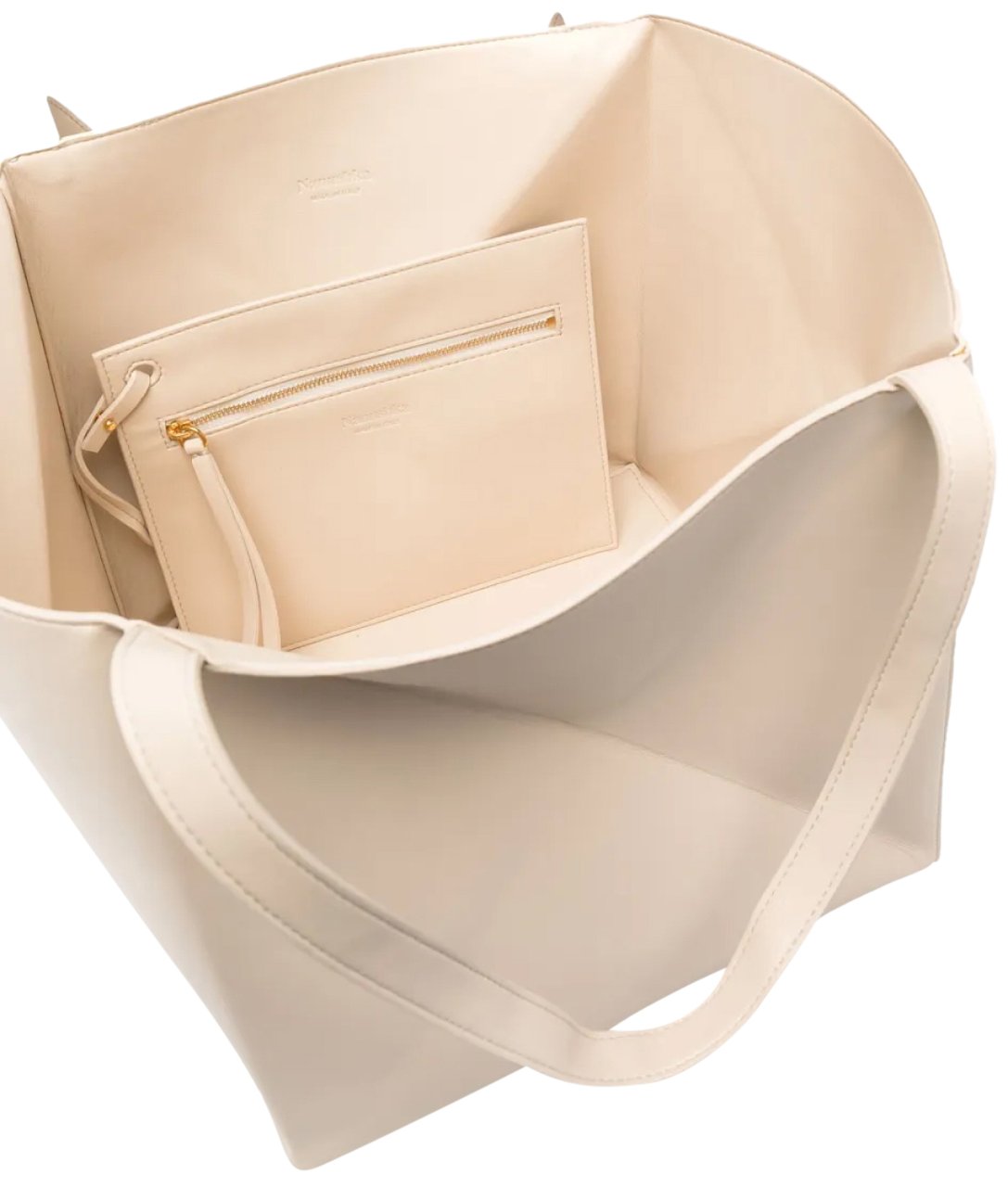 Nanushka The Origami Tote Bag Beige