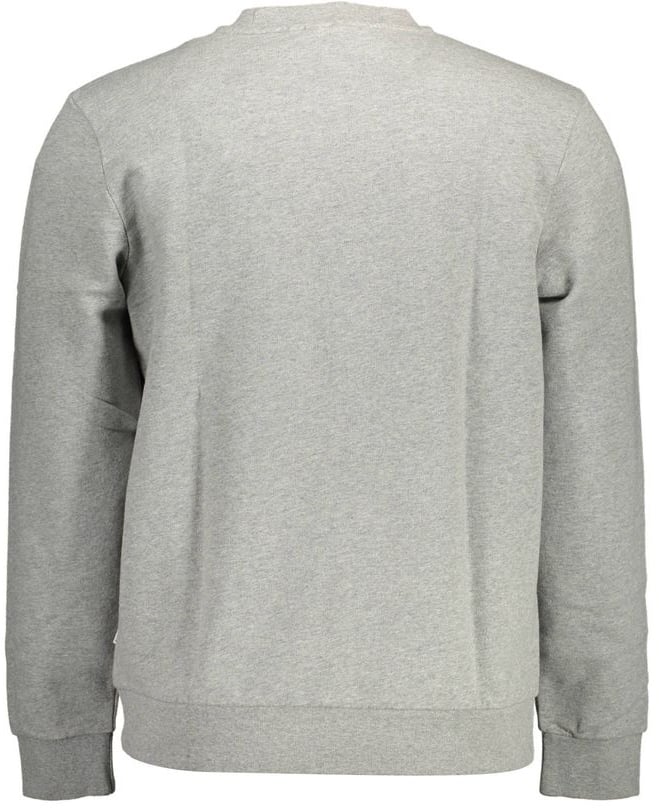 Napapijri Napapijri Grigio Cotton Men Sweatshirt Grijs