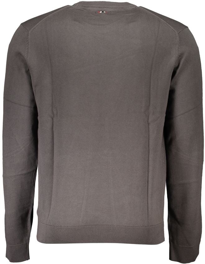 Napapijri Napapijri Grigio Cotton Men Sweater Grijs