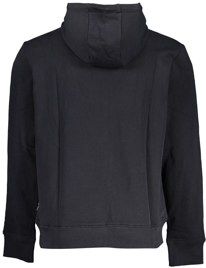 Napapijri Black Cotton Men's Hoodie Zwart