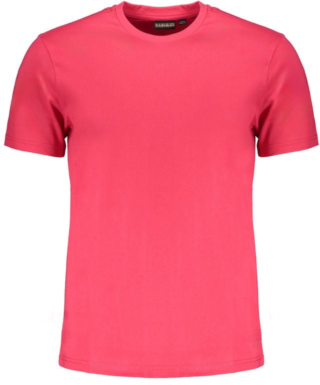 Napapijri Napapijri Rosa Cotton Men T-Shirt Roze