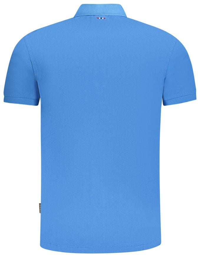 Napapijri Napapijri Blu Cotton Mens Polo Blauw