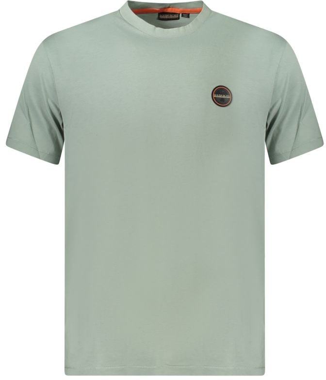 Napapijri Verde Cotton Men T-Shirt Groen