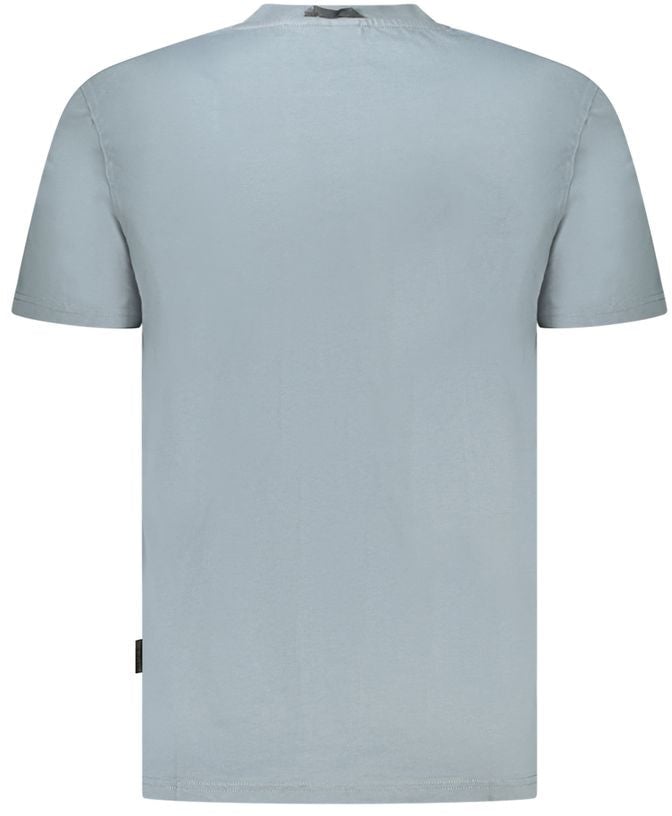 Napapijri Napapijri Grigio Organic Cotton Men T-Shirt Grijs