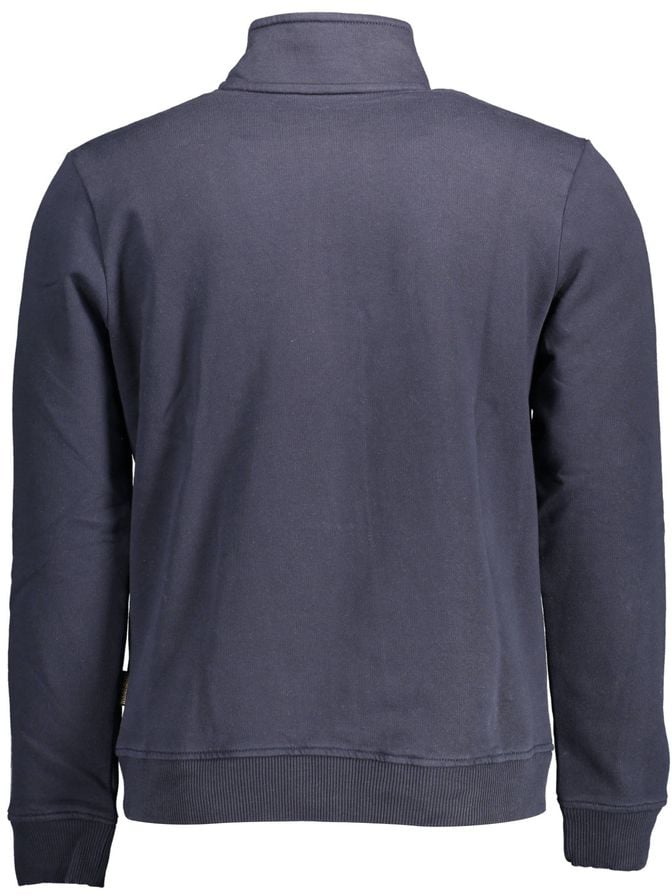 Napapijri Napapijri Blue Cotton Men Sweater Blauw