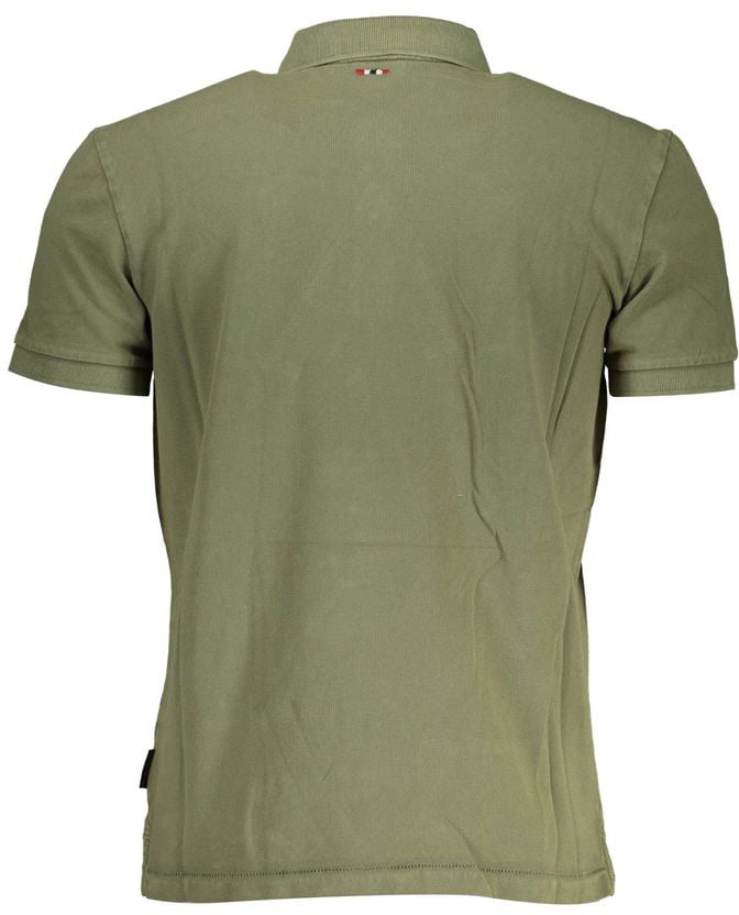 Napapijri Napapijri Verde Cotton Men Polo Groen