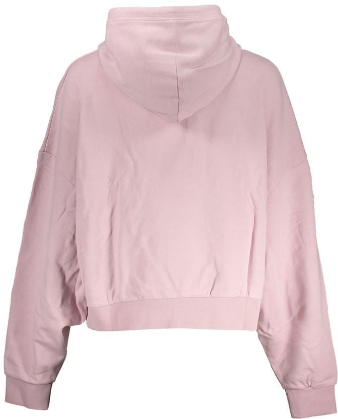 Napapijri Pink Cotton Women Sweater Roze