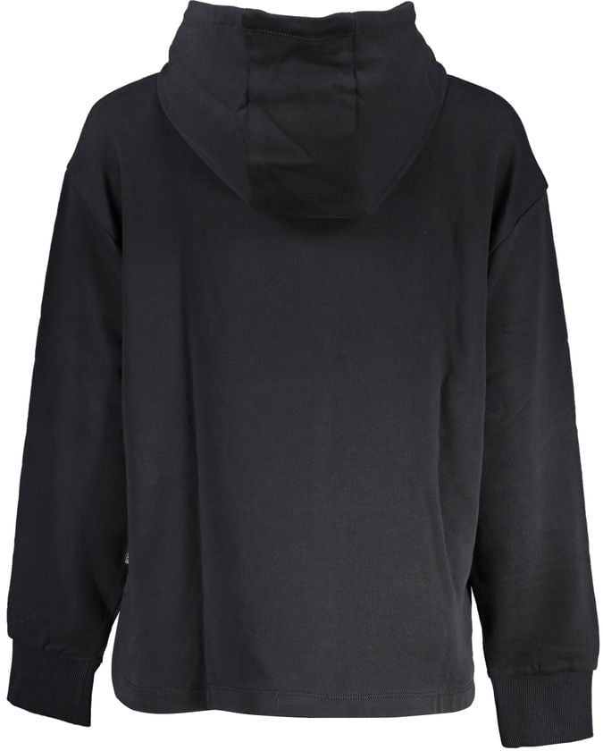 Napapijri Black Cotton Women's Hoodie Zwart