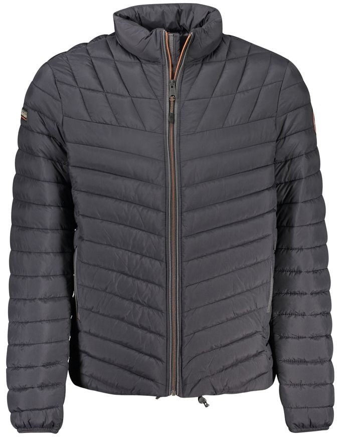 Napapijri Napapijri Black Polyamide Men's Jacket Zwart