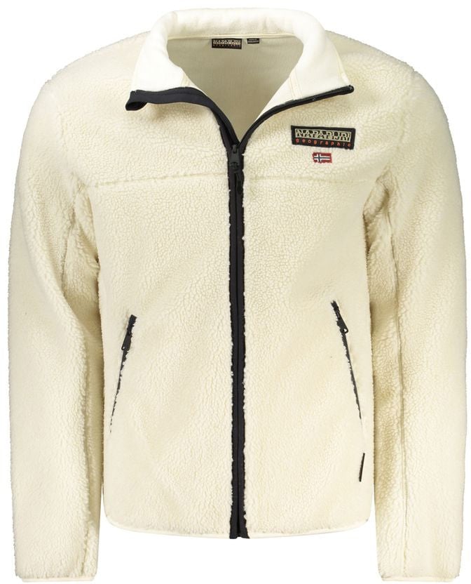 Napapijri Napapijri Bianco Polyester Men Jacket Wit