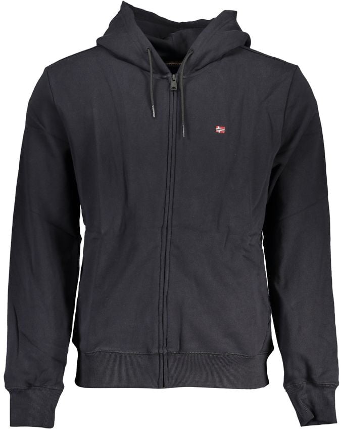 Napapijri Rosso Cotton Men T-Shirt Zwart