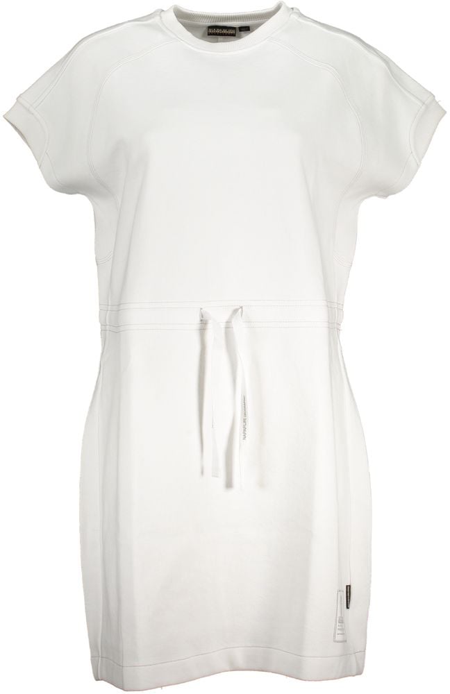 Napapijri Napapijri White Cotton Women Dress Wit