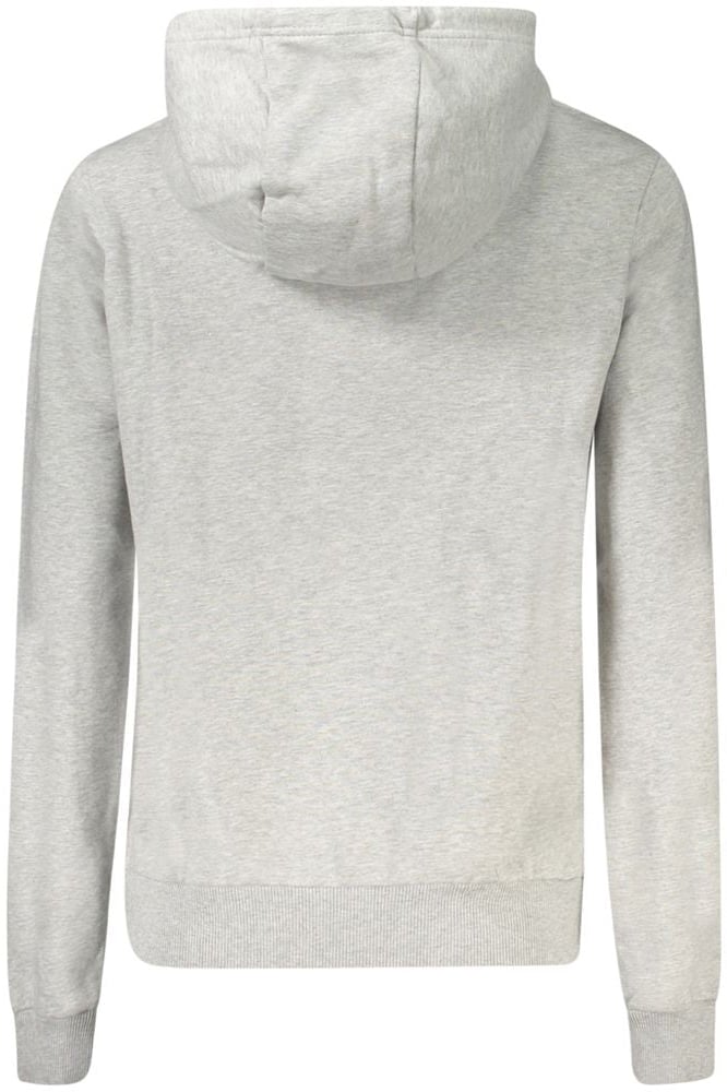 Napapijri Grigio Cotton Women Sweatshirt Grijs