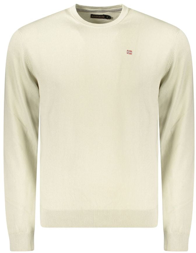 Napapijri Napapijri Beige Cotton Men Sweater Beige