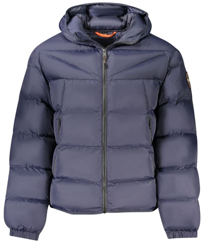 Napapijri Napapijri Blue Polyamide Men's Jacket Blauw