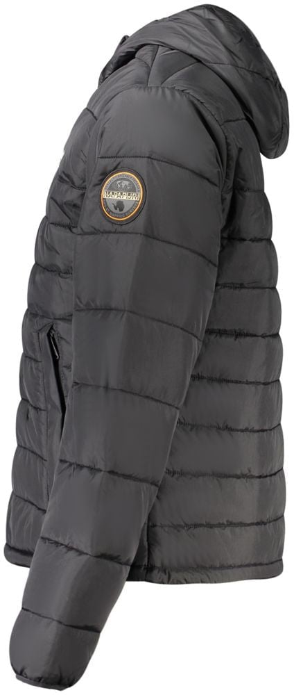 Napapijri Napapijri Black Poliammide Men's Jacket Zwart