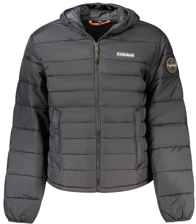 Napapijri Napapijri Black Poliammide Men's Jacket Zwart