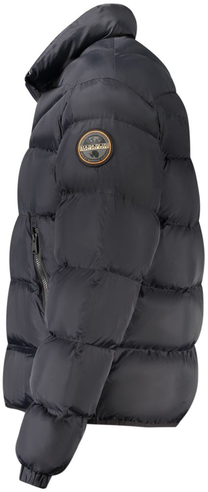Napapijri Black Polyamide Men's Jacket Zwart