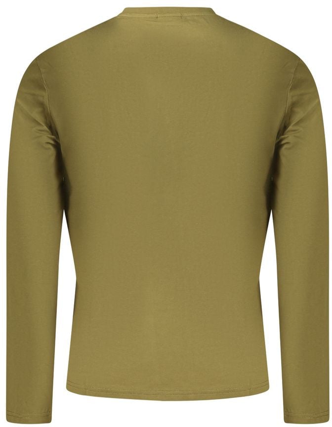 Napapijri Verde Cotton Male T-Shirt Groen