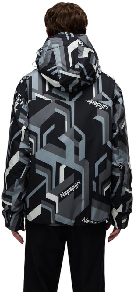 Napapijri Bicolor Recycled Polyester Shell Jacket Divers