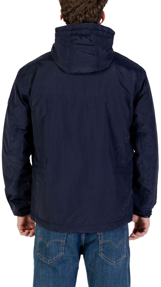 Napapijri Blue Polyamide Shell Jacket Blauw