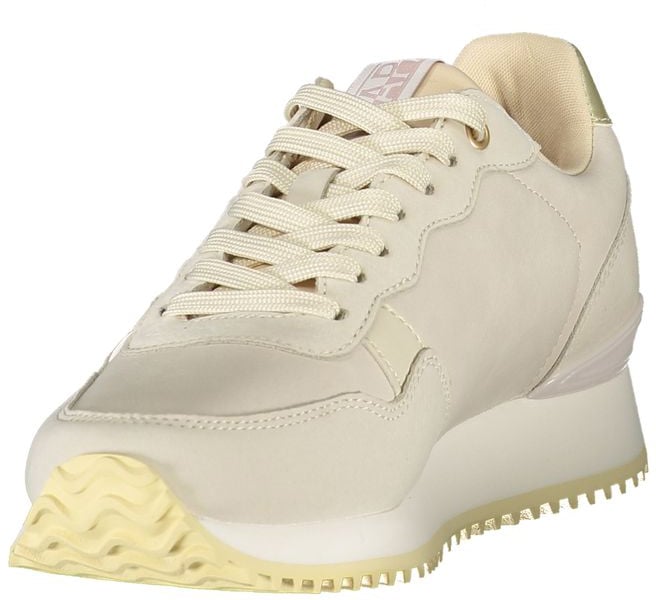 Napapijri Pink Polyester Women's Sneaker Roze