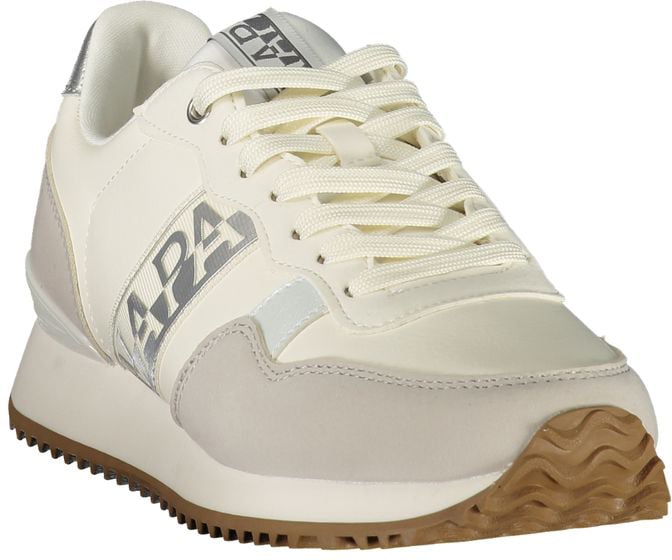 Napapijri White Polyester Womens Sneaker Wit
