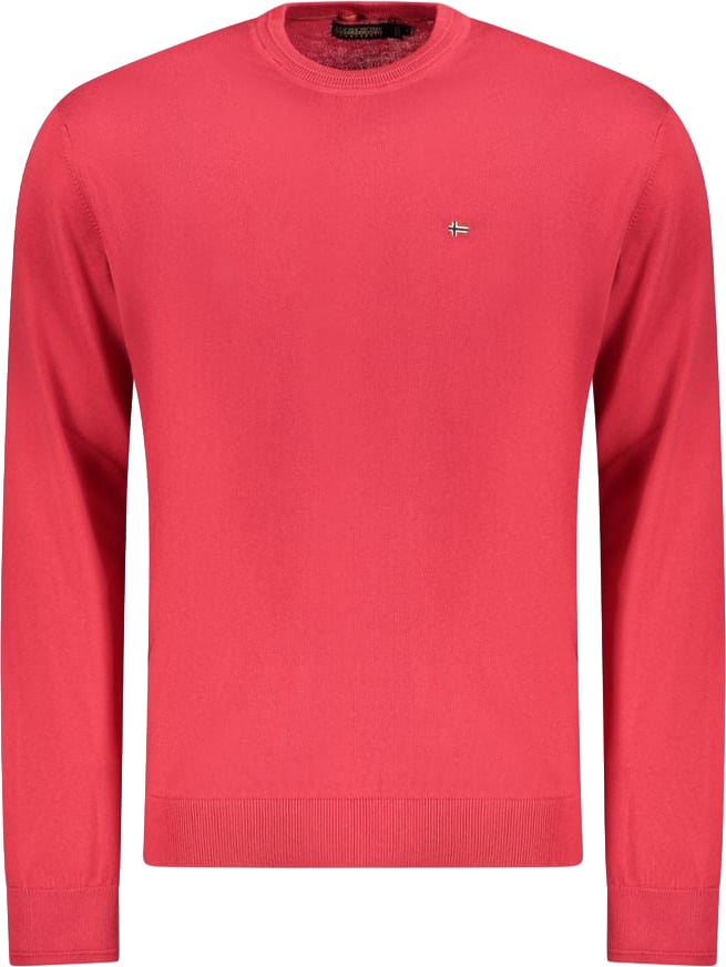 Napapijri Red Cotton Men's Shirt Rood