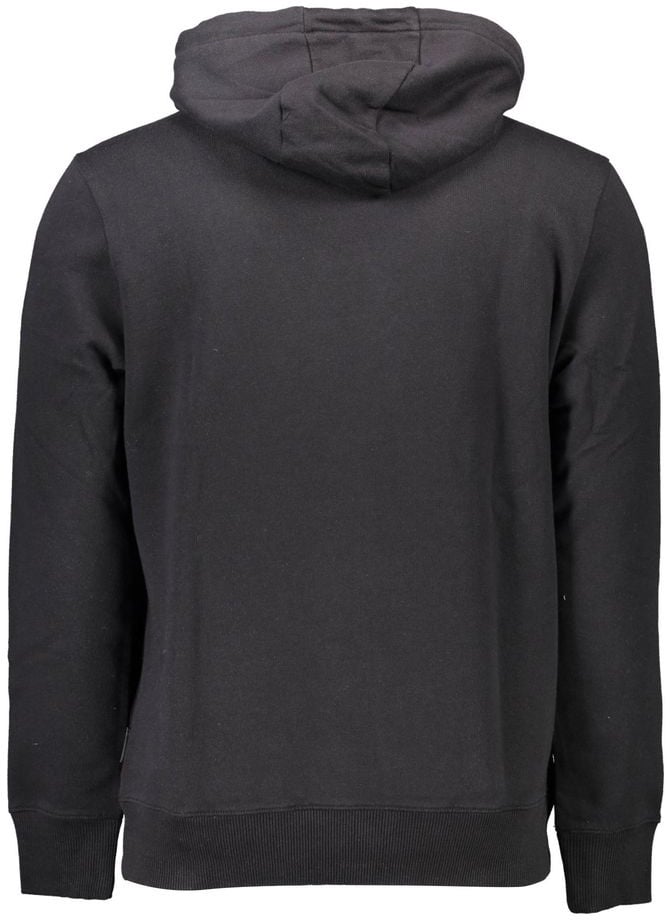 Napapijri Black Cotton Men's Sweatshirt Zwart