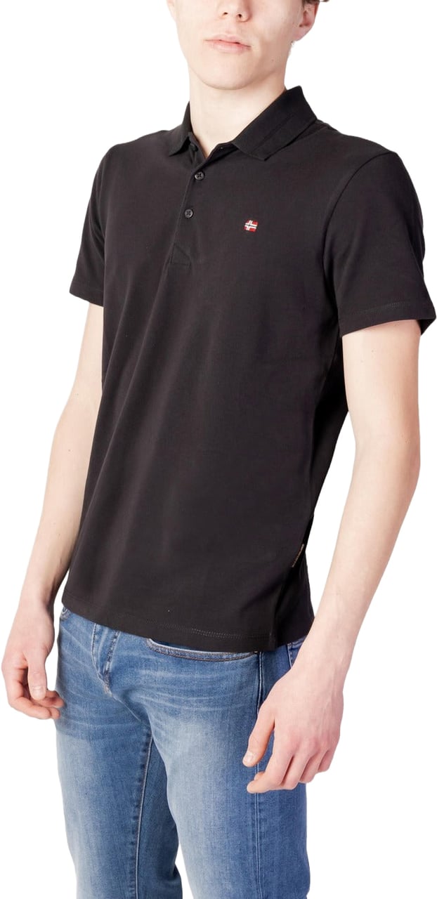 Napapijri Men Polo Zwart