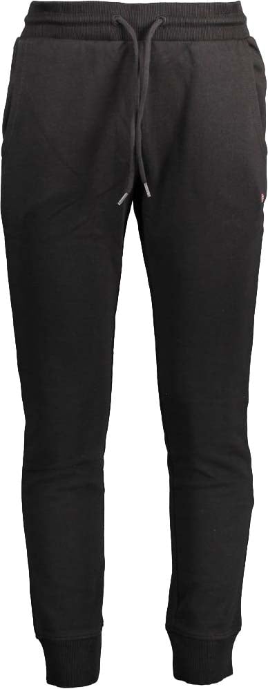 Napapijri Black Cotton Men's Sweatpant Zwart