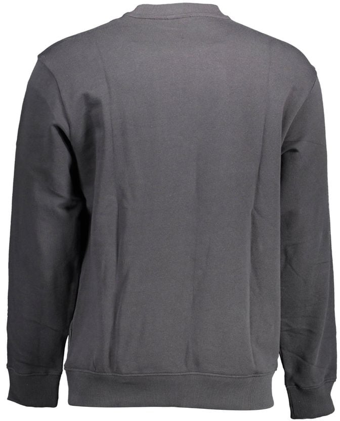 Napapijri Napapijri Black Cotton Men's Sweatshirt Zwart